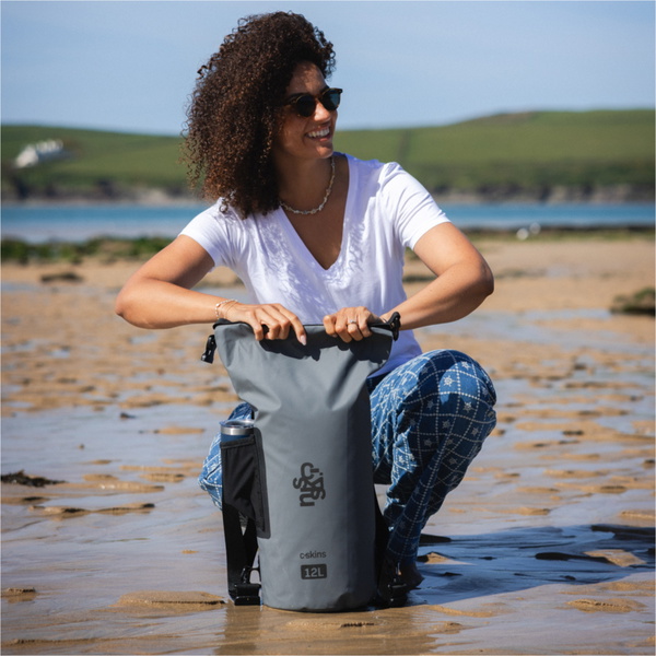 2026 C-Skins Session 12L Dry Bag C-DBSE12 - Storm Grey